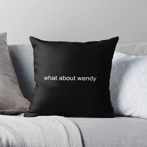 maisie peters what about wendy lyric Throw Pillow RB1212 product Offical maisiepeters Merch