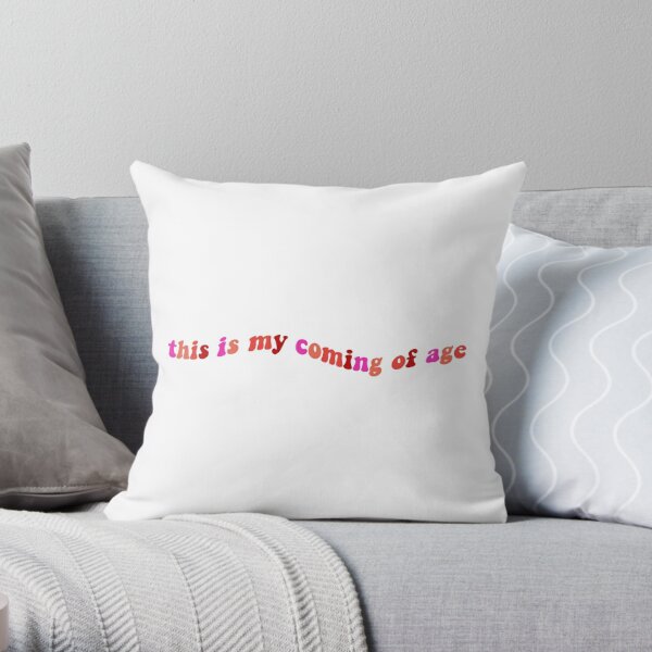 Coming Of Age Maisie Peters Lyric Throw Pillow RB1212 product Offical maisiepeters Merch
