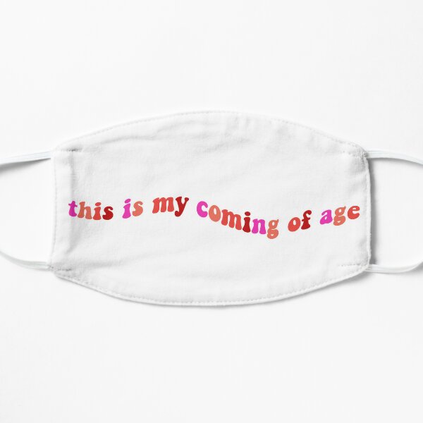 Coming Of Age Maisie Peters Lyric Flat Mask RB1212 product Offical maisiepeters Merch